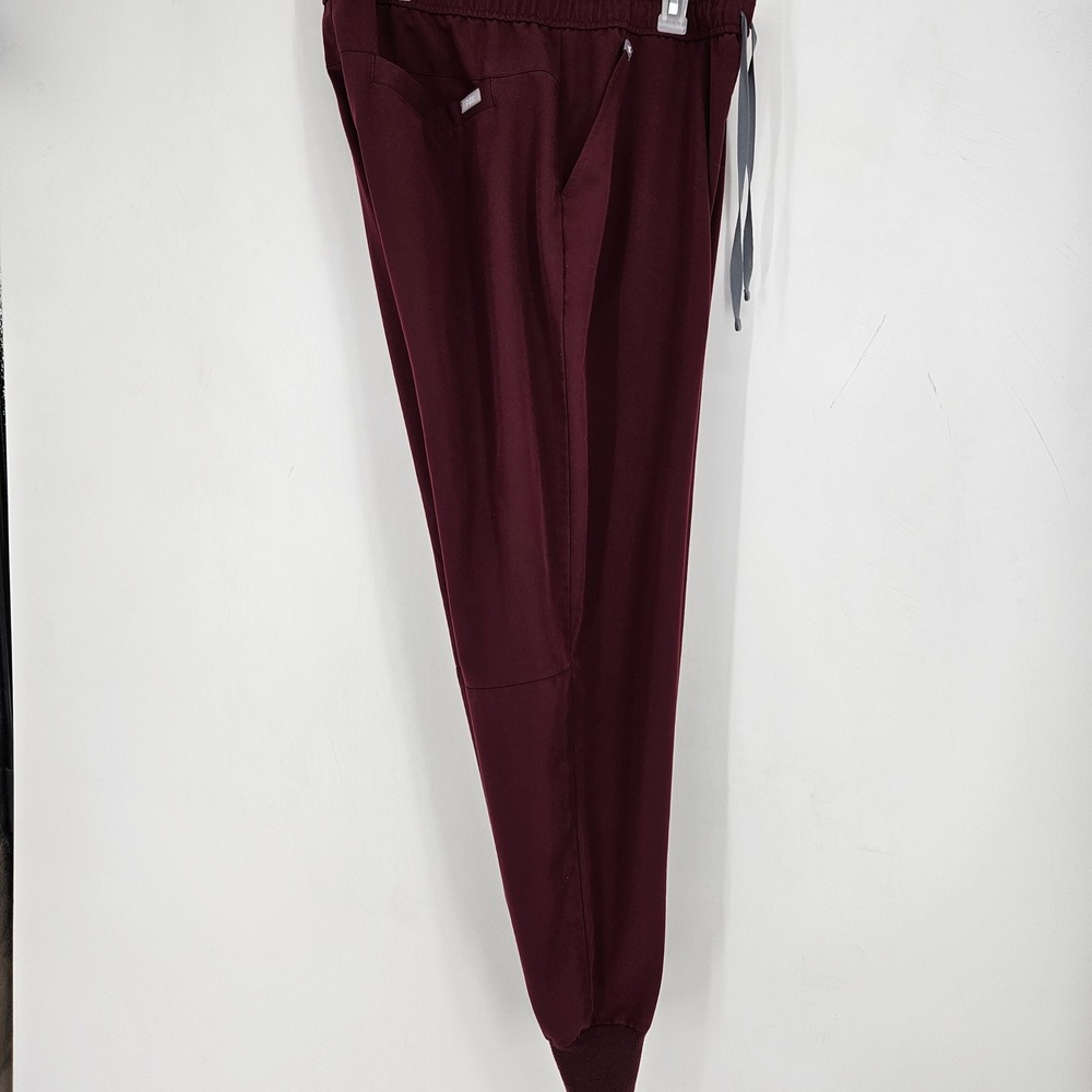 Figs Scrub Pants Mens XL Tansen Nurses Healthcare Uniforms Jogger Burgundy - Picture 5 of 9